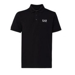 Koszulka męska polo t shirt sportowy Emporio Armani. Czarne koszulki polo męskie Emporio Armani, l, bez wzorów, z bawełny, eleganckie, bez ramiączek. Za 219.00 zł.