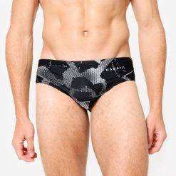 Slipki pływackie męskie Nabaiji 900 All Ice. Kąpielówki męskie NABAIJI, m, bez wzorów, z materiału, na fitness i siłownię. Za 69.99 zł.