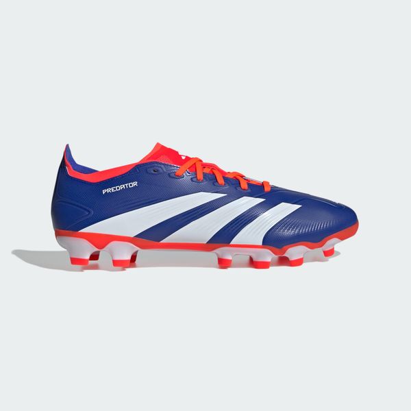 Buty Predator League MG. Białe obuwie sportowe damskie Adidas, bez wzorów, z materiału, do piłki nożnej. W wyprzedaży za 292.95 zł.