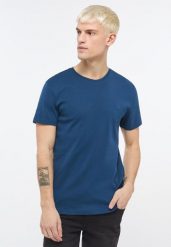 Mustang męska koszulka t-shirt AARON C BASIC 1013822-5230 S. T-shirty męskie Mustang, m, bez wzorów, bez kołnierzyka. Za 164.91 zł.