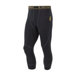 Sensor Kalesony 3/4 Double Face Evo Black Xl. Czarne legginsy sportowe męskie Sensor, m, bez wzorów, outdoorowe. W wyprzedaży za 79.00 zł.