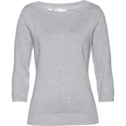 Sweter bonprix jasnoszary melanż. Swetry damskie bonprix. Za 54.99 zł.