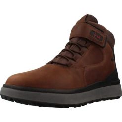 Buty GEOX U56FZC Brązowy. Brązowe trekkingi męskie Geox, trekkingowe. Za 510.99 zł.