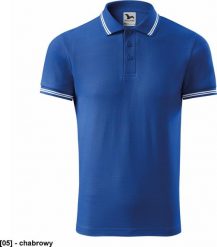 MALFINI Urban 219 - ADLER - Koszulka polo męska, 200 g/m, 35% poliester, 65% bawełna, - chabrowy XL. Niebieskie koszulki polo męskie Malfini, m, bez wzorów, z bawełny, bez ramiączek. Za 44.55 zł.