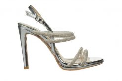 Sandały Bayla-187 589-1729 Silver 187057, Srebrny, Skóra ekologiczna - 36. Szare sandały damskie Bayla, bez wzorów, z materiału, bez obcasa, na platformie, bez zapięcia. W wyprzedaży za 152.10 zł.