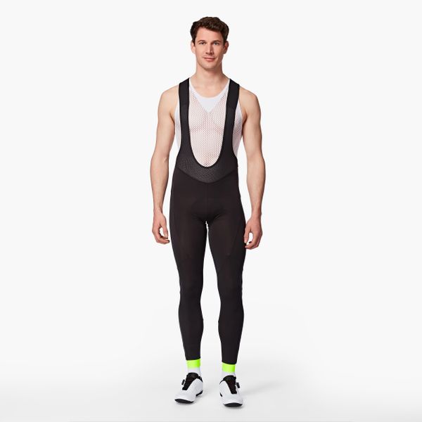 Spodnie rowerowe Btwin Discover zimowe na szelkach. Czarne krótkie spodenki sportowe męskie VAN RYSEL, m, bez wzorów, z elastanu, rowerowe. Za 159.99 zł.