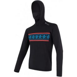 Sensor Bluza Męska Z Kapturem Thermo Czarna Ze Wzorem Xxl. Bluzy męskie marki Sensor. W wyprzedaży za 169.00 zł.