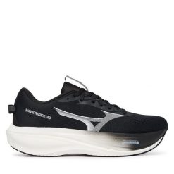 Buty do biegania Mizuno. Czarne buty sportowe męskie Mizuno, bez zapięcia, do biegania, mizuno wave. Za 689.99 zł.
