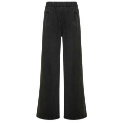 Spodnie Deha Lyocell Denim Palazzo Damskie. Czarne spodnie materiałowe damskie Deha, s, bez wzorów, z bawełny. Za 417.99 zł.