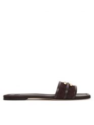 Elisabetta Franchi Klapki SA72L61E2 Brązowy. Brązowe klapki damskie Elisabetta Franchi, bez wzorów, ze skóry, bez obcasa. Za 2,179.00 zł.