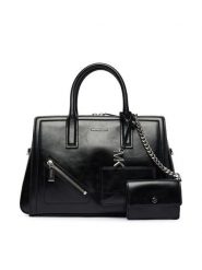 MICHAEL Michael Kors Torebka Laila 30S6S9IS2L Czarny. Czarne torebki do ręki damskie MICHAEL Michael Kors, bez wzorów, ze skóry, bez dodatków. Za 1,729.00 zł.