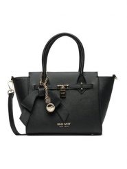 Nine West Torebka CEO-Chelsea-Charm-II-LX10185 Czarny. Czarne torebki do ręki damskie Nine West, bez wzorów, z materiału, bez dodatków. Za 349.99 zł.