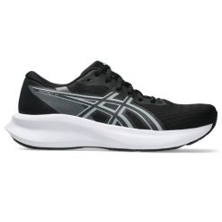 Buty do biegania damskie, Patriot 14. Czarne obuwie sportowe damskie Asics, bez wzorów, z materiału, do biegania. Za 257.99 zł.
