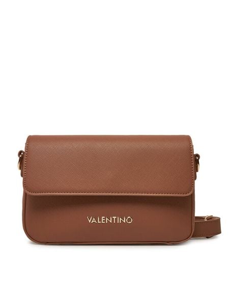 Valentino Torebka VBS7B303 Brązowy. Brązowe listonoszki damskie Valentino, bez wzorów, ze skóry, bez dodatków. Za 376.99 zł.