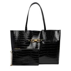 Torebka Just Cavalli. Czarne torebki do ręki damskie Just Cavalli, bez wzorów, bez dodatków. Za 639.99 zł.