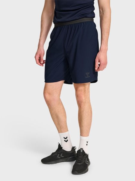 Szorty Hummel Pro. Szare szorty sportowe damskie Hummel, l, bez wzorów, z materiału, eleganckie, z standardowym stanem, do biegania. Za 187.50 zł.