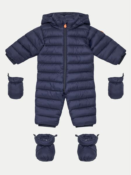 Save The Duck Kombinezon zimowy I30002X GIGA19 Granatowy Regular Fit. Niebieskie buty zimowe dziewczęce SAVE THE DUCK, bez wzorów, z syntetyku, bez zapięcia. Za 599.99 zł.