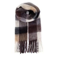 Szal Jenny Fairy. Brązowe szaliki i chusty damskie Jenny Fairy, bez wzorów. Za 59.99 zł.