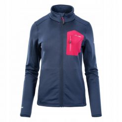 Damska Bluza Polarowa Nomi. Czerwone bluzy sportowe damskie ELBRUS, bez wzorów, z polaru, bez kaptura, trekkingowe. Za 423.99 zł.