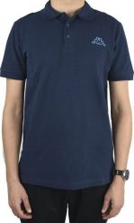 Kappa Kappa Peleot Polo 303173-821 granatowe L. Koszulki polo męskie Kappa, l, bez wzorów, bez ramiączek. Za 66.38 zł.