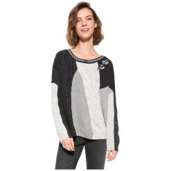 Desigual Panie Sweter Jers Sami 17Wwjfa8 2042 (Rozmiar S). Swetry damskie marki Desigual. W wyprzedaży za 252.00 zł.