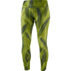 Legginsy sportowe "Agile" w kolorze zielonym. Zielone legginsy damskie Salomon, xs, bez wzorów, z materiału, climacool (adidas). W wyprzedaży za 131.95 zł.