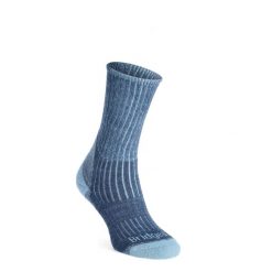 Skarpety trekkingowe Bridgedale Hike Mid Merino C Boot. Niebieskie skarpety damskie Bridgedale, bez wzorów. Za 87.99 zł.