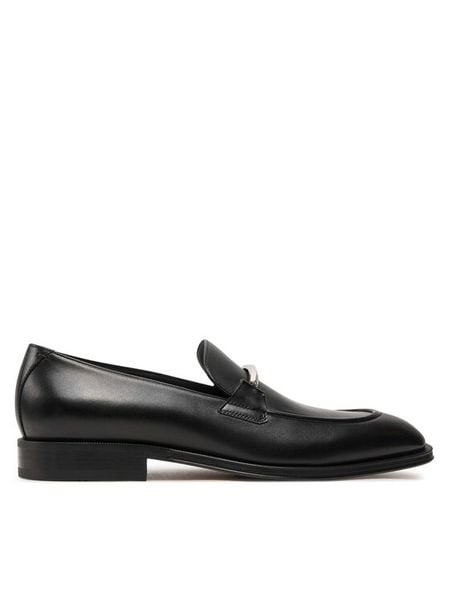 BOSS Loafersy Derrek Loaf buvphw 50516463 Czarny. Czarne mokasyny męskie Boss, ze skóry. Za 1,399.00 zł.