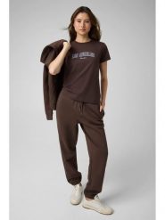 Guess Jeans Spodnie materiałowe 167117 Brązowy. Brązowe jeansy damskie Guess Jeans. Za 299.99 zł.