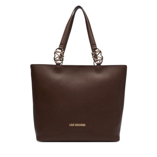 Torebka LOVE MOSCHINO. Brązowe torebki do ręki damskie Love Moschino, bez wzorów, bez dodatków. Za 861.99 zł.