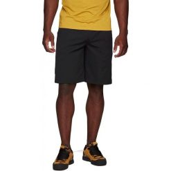 Krótkie spodenki turystyczne męskie Black Diamond Sierra Shorts. Czarne krótkie spodenki sportowe męskie Black Diamond, l, bez wzorów, trekkingowe. Za 233.15 zł.