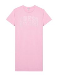 Guess Sukienka codzienna J6RK00 KA6R4 Różowy Regular Fit. Czerwone sukienki dla dziewczynek Guess, z aplikacjami, z bawełny, bez ramiączek. Za 179.99 zł.