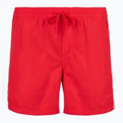 Szorty kąpielowe męskie Quiksilver Everyday Vert Volley 16". Czerwone krótkie spodenki sportowe męskie Quiksilver, m, bez wzorów, z materiału, żeglarskie. Za 139.99 zł.