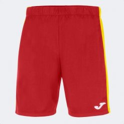 Spodenki do piłki nożnej męskie Joma Maxi. Czerwone krótkie spodenki sportowe męskie Joma, m, bez wzorów, do piłki nożnej. Za 135.99 zł.