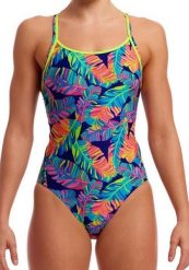 Strój do pływania menstruacyjny FUNKITA Leaving Today Swim Secure Diamond Back. Brązowe kostiumy jednoczęściowe damskie FUNKITA, l, bez wzorów, z elastanu, wakacyjne, do pływania. Za 249.00 zł.