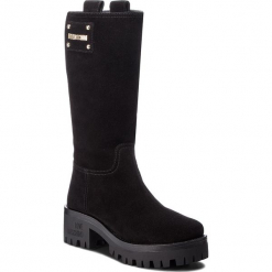 Kozaki LOVE MOSCHINO - JA24206H06JF0000 Nero. Czarne kozaki damskie Love Moschino, ze skóry. Za 1,349.00 zł.