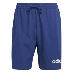 Spodenki Adidas Sport M Lin Sj Sho Dorośli. Niebieskie krótkie spodenki sportowe męskie Adidas, l, bez wzorów, z bawełny, do biegania. Za 167.70 zł.