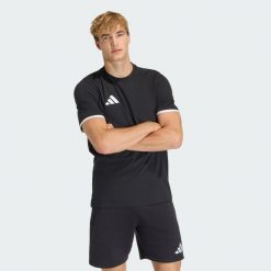 Koszulka Entrada26. Białe koszulki sportowe męskie Adidas, l, bez wzorów, z bawełny, bez kołnierzyka, bez ramiączek, na fitness i siłownię. Za 109.00 zł.