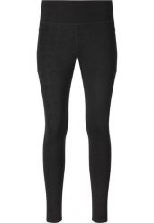 Damskie legginsy Endurance Clarane. Czarne legginsy damskie Endurance, l, bez wzorów, z materiału, długie, do biegania. Za 180.80 zł.