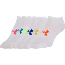 Under Armour Skarpety damskie SOLID 6 PKS NO SHOW Białe r. M (1312701). Skarpety damskie marki Under Armour. Za 85.18 zł.