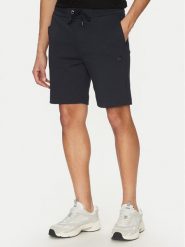 BOSS Szorty sportowe C-Leoni 50537277 Granatowy Regular Fit. Niebieskie krótkie spodenki sportowe męskie Boss, m, bez wzorów, z bawełny. Za 399.99 zł.