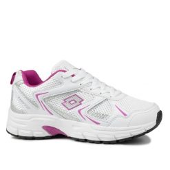 Buty damskie sportowe treningowe Lotto KITAURA. Białe obuwie sportowe damskie Lotto, bez wzorów, z materiału, na fitness i siłownię. Za 149.00 zł.