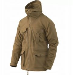 SAS Smock - Duracanvas - Coyote - XS/Regular. Kurtki męskie HELIKON, m, bez wzorów, bez kaptura. Za 429.99 zł.