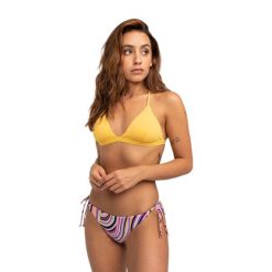 Dół od stroju kąpielowego Billabong Sol Searcher Tie Side Tanga. Czerwone bikini damskie Billabong, xs, bez wzorów. Za 69.99 zł.