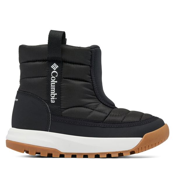 Śniegowce Columbia. Czarne buty zimowe chłopięce Columbia, bez wzorów, bez zapięcia. Za 329.99 zł.