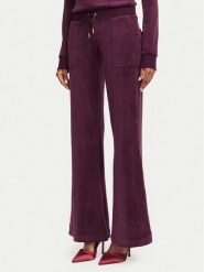 Juicy Couture Spodnie dresowe Layla JCSEBJ001G Bordowy Regular Fit. Czerwone spodnie dresowe damskie Juicy Couture, l, bez wzorów, z dresówki. Za 322.99 zł.