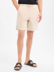 Selected Szorty - SLHRegular-Jace Mężczyźni Bawełna beżowy, S. Brązowe szorty męskie Selected, m, bez wzorów, z bawełny, vintage. Za 229.95 zł.