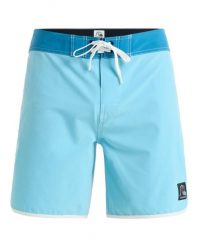 Spodenki boardshort dla Mężczyzn ORIGINAL SCALLOP 18" Niebieski. Niebieskie kąpielówki męskie Quiksilver, m, bez wzorów, z elastanu, do pływania. Za 319.99 zł.
