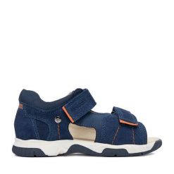 Sandały Lasocki Kids. Niebieskie sandały chłopięce Lasocki Kids, bez zapięcia. Za 129.99 zł.