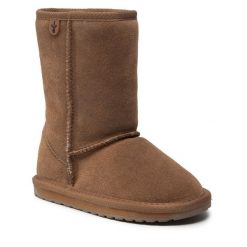 Śniegowce EMU Australia. Brązowe śniegowce dziewczęce Emu Australia, bez zapięcia. Za 399.99 zł.